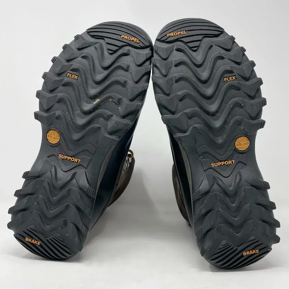 Timberland Waterproof High Hiking Boots Leather Synthetic Mens Size 7